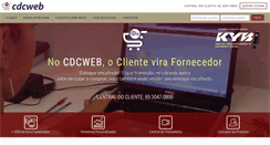 Desktop Screenshot of cdcweb.com.br