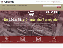 Tablet Screenshot of cdcweb.com.br